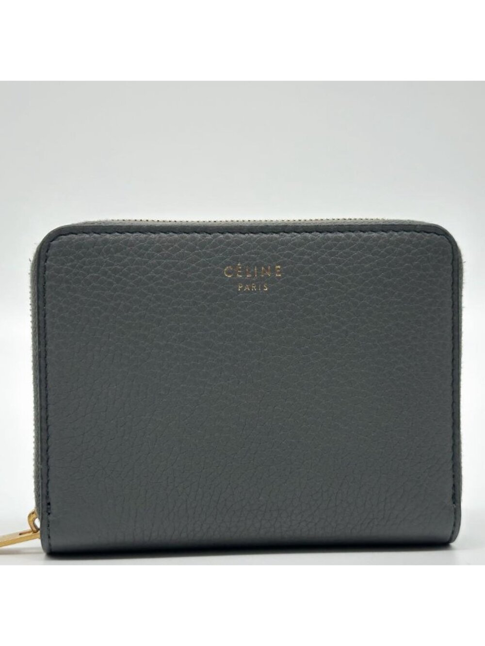 Celine Zipped Wallet Compact Coin Purse - Picture 2 of 10